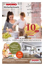 WEKO-Küchenfachmarkt Prospekt "Jetzt wird gekocht!", 16 Seiten, für München, 04.10.2019 - 21.10.2019 WEKO-Küchenfachmarkt Prospekt "Jetzt wird gekocht!", 16 Seiten, für München, 04.10.2019 - 21.10.2019