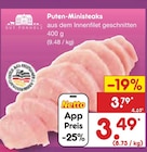 Aktuelles Puten-Ministeaks Angebot bei Netto Marken-Discount in Bottrop ab 3,49 €