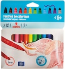 Feutre Pointe Large - Carrefour - Supermarchés Match à Roubaix Feutre Pointe Large - Carrefour en promo chez Supermarchés Match Roubaix à 1,99 €