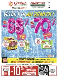Casino Supermarchés Catalogue "Votre été au zénith !", 36 pages, Champigny-sur-Marne, 01/08/2022 - 14/08/2022 Casino Supermarchés Catalogue "Votre été au zénith !", 36 pages, Champigny-sur-Marne, 01/08/2022 - 14/08/2022