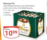 Pils Angebote von Bitburger bei GLOBUS Krefeld für 10,99 €