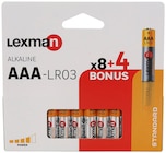 Weldom Rosheim - Promo Lot de 12 piles aaa lr03 dont 4 offertes Promo Lot de 12 piles aaa lr03 dont 4 offertes à 4,59 € dans le catalogue Weldom à Rosheim