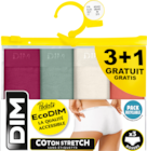 SLIPS OU BOXERS FEMME ECODIM DIM - Auchan Hypermarché à Clermont-Ferrand SLIPS OU BOXERS FEMME ECODIM DIM en promo chez Auchan Hypermarché Clermont-Ferrand à 11,99 €