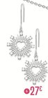 Boucles d’oreilles en argent rhodié et oxydes de zirconium à 27,00 € dans le catalogue E.Leclerc