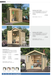 Gartenhaus im Holzmarkt Goebel GmbH Prospekt "GartenWelten 2026" mit 36 Seiten (Köln)