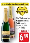 Riesling Sekt Angebote von Die Weinmacher Niederkirchen bei EDEKA Pirmasens für 6,49 €