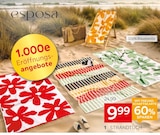 Strandtuch Stripe oder Flower von Esposa für 9,99 € bei XXXLutz Möbelhäuser im Angebot Strandtuch Stripe oder Flower von Esposa im aktuellen XXXLutz Möbelhäuser Prospekt