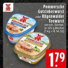 Pommerische Gutsleberwurst Angebote von Rügenwalder bei EDEKA Ahaus für 1,79 €