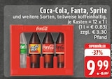 Aktuelles Coca-Cola, Fanta, Sprite Angebot bei E center in Kleve ab 9,99 €