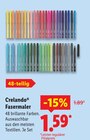 Fasermaler von Crelando im aktuellen Lidl Prospekt für 1,59 €