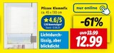 Plissee Klemmfix Angebote bei Lidl Wilhelmshaven für 12,99 €