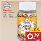 Streudekor von Dr. Oetker für 0,79 € bei Netto Marken-Discount im Angebot Streudekor von Dr. Oetker im aktuellen Netto Marken-Discount Prospekt
