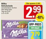 Schokolade Angebote von Milka bei WEZ Bad Oeynhausen für 2,79 €