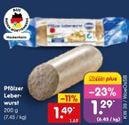 Pfälzer Leberwurst Angebote bei Netto Marken-Discount Heilbronn für 1,29 €