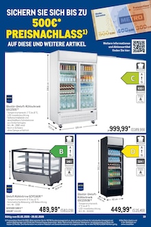 Kühlschrank im METRO Prospekt "Wochenengebote Haendler + Monats Mix" mit 27 Seiten (Halle (Saale))
