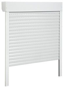 Brico Dépôt Houilles - VOLET ROULANT ALUMINIUM MOTORISÉ BLANC H. 215 X L. 180 CM Promo VOLET ROULANT ALUMINIUM MOTORISÉ BLANC H. 215 X L. 180 CM dans le catalogue Brico Dépôt "Fenêtres" à Houilles