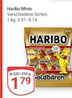 Minis im Angebot bei GLOBUS in Plauen Minis Angebote von Haribo bei GLOBUS Plauen für 1,79 €