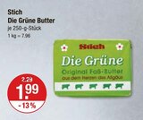 Die Grüne Butter von Stich im aktuellen V-Markt Prospekt für 1,99 €