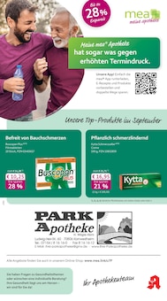 Aktueller mea - meine apotheke Prospekt "Unsere September-Angebote" Seite 1 von 4 Seiten für Kornwestheim