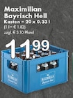 TOP Getränke Verl - Bayrisch Hell Angebot im Prospekt Bayrisch Hell bei TOP Getränke im Verl Prospekt für 11,99 €