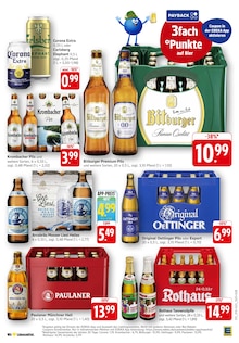 Krombacher im aktuellen EDEKA Prospekt (Mannheim) Krombacher im EDEKA Prospekt "Aktuelle Angebote" mit 35 Seiten (Mannheim)