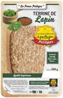 Terrine de lapin supérieure tranché - PETITGAS en promo chez Intermarché Bourges à 2,10 €