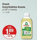 Aktuelle Essig Angebote bei V-Markt in München Aktuelles Essig Kalklöse-Essenz Angebot bei V-Markt in München ab 1,89 €