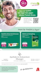 mea - meine apotheke Prospekt für Ellwangen mit 4 Seiten mea - meine apotheke Prospekt für Ellwangen: "Unsere August-Angebote", 4 Seiten, 01.08.2026 - 31.08.2026