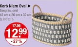 Korb Niam Oval für 12,99 € bei V-Markt im Angebot Korb Niam Oval im aktuellen V-Markt Prospekt