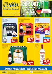 Aktueller Netto Marken-Discount Prospekt mit Getränke, "DER ORT, AN DEM DU IMMER AUSGEZEICHNETE PREISE FINDEST.", Seite 1
