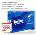 Aktuelles Taschentücher Angebot bei GLOBUS in Wiesbaden ab 2,99 €