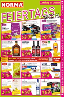 Norma Prospekt der aktuellen Woche, gĂĽltig von 27.10.2025 bis 01.11.2025 Aktueller Norma Prospekt "Mehr fĂĽrs Geld" mit 18 Seiten