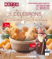 Prospectus Supermarchés Match à Kilstett, "Célébrons Saint-Nicolas", 4 pages de promos valables du 29/11/2022 au 04/12/2022