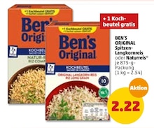 Beilagen von BEN’S ORIGINAL im aktuellen Penny-Markt Prospekt für 2.22€