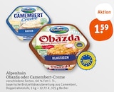 Aktuelle Käse Angebote bei tegut in Mannheim Aktuelles Obazda oder Camembert-Creme Angebot bei tegut in Mannheim ab 1,59 €