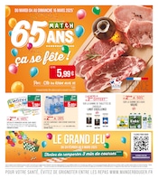 Catalogue Supermarchés Supermarchés Match en cours à Seichamps et alentours, "65 ANS ça se fête !", 24 pages, 04/03/2025 - 16/03/2025