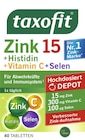 Zink 15 Depot oder Magnesium 400 Direkt von taxofit für 3,29 € bei budni im Angebot Zink 15 Depot oder Magnesium 400 Direkt von taxofit im aktuellen budni Prospekt