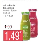 Smoothies von All in Fruits im aktuellen Marktkauf Prospekt für 1,49 €