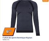 T-shirt de sport thermique - Kaytan en promo chez Action Nice à 6,95 €