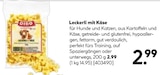 Leckerli mit Käse für 2,99 € bei Hellweg im Angebot Leckerli mit Käse im aktuellen Hellweg Prospekt