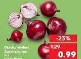 Dtsch./niederl. Zwiebeln, rot bei Kaufland im Göttingen Prospekt für 0,99 €