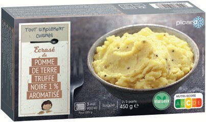 Picard Saintes - Ecrasé de pomme de terre à la truffe noire 1 % Promo Ecrasé de pomme de terre à la truffe noire 1 % dans le catalogue Picard Joyeux Noël(s) à Saintes