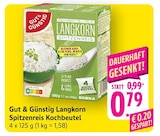 Langkorn Spitzenreis Kochbeutel bei EDEKA im Hirschberg Prospekt für 0,79 €