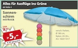 Sonnenschirm mit Knick Angebot in Hainrode Sonnenschirm mit Knick im aktuellen Prospekt bei Sonderpreis Baumarkt in Hainrode