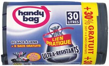 Carrefour Market Arcueil - Sacs poubelle à liens ultra-résistants 30 l Promo Sacs poubelle à liens ultra-résistants 30 l dans le catalogue Carrefour Market "La rentrée encore moins chère" à Arcueil