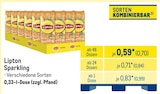 Sparkling von Lipton im aktuellen METRO Prospekt für 0,70 €