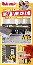 Schaub Vertriebs GmbH Baumärkte Prospekt der aktuellen Woche mit 10 Seiten, gültig von 24.10.2025 bis 21.11.2025, in Deißlingen und Umgebung Aktueller Schaub Vertriebs GmbH Baumärkte Prospekt in Deißlingen und Umgebung, "DER GOLDENE HERBST. SPARWOCHEN!" mit 10 Seiten, 24.10.2025 - 21.11.2025