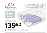 Babybettmatratze „Schmetterling“ Angebote von Träumeland bei XXXLutz Ansbach für 139,90 €