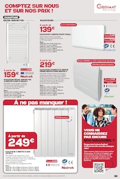 Offre Radiateur Inertie dans le catalogue Gedimat du moment à la page 9