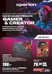 Aktueller MediaMarkt Saturn Elektromarkt Prospekt in Geesthacht und Umgebung, "xperion - BERLIN, KÖLN UND HAMBURG" mit 12 Seiten, 30.04.2025 - 06.05.2025